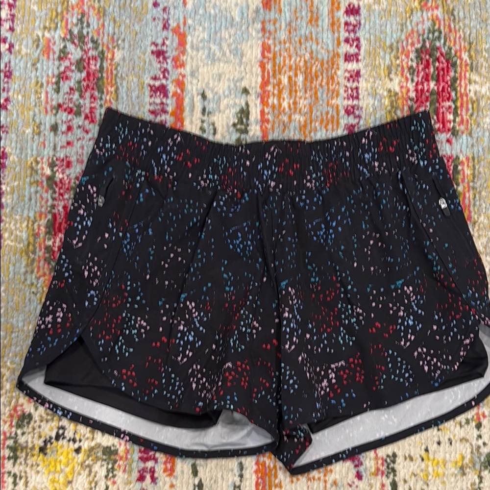 Avia Women's Black and Multicolor Athletic Shorts. NWOT